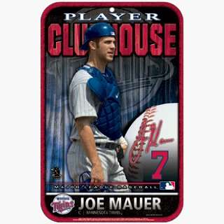    MLB Joe Mauer Minnesota Twins Sign *SALE*: Sports & Outdoors