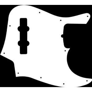  White J Bass 5 String Standard Pickguard Musical 
