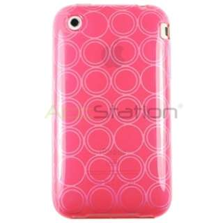 GEL CASE+INSTEN STYLUS+LCD PROTECTOR for iPHONE 3G S  