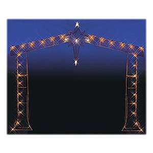 Wire Frame Stable Lighted Silhouette Shape
