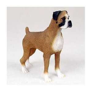  Boxer Dog Figurine   Uncropped Ears