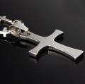 New Tungsten Carbide Bible Cross Pendant Necklace  