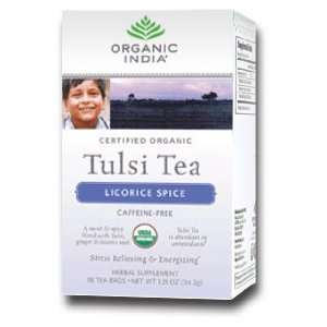 Mercola Tulsi Licorice Spice Tea 18 Bags Per Box 2 Boxes  
