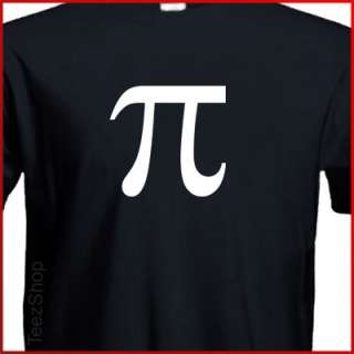Pi Greek letter Math symbol college school Geek T shirt  
