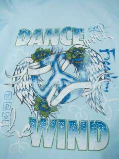   Swarovski Crystal Deco Dance With Wind Wings Heart Hoodie Jacket S