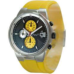 Kenneth Cole Mens Yellow Polyurethane Strap Watch  Overstock