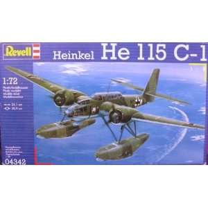 Heinkel He 115 C 1 : 1:72 Scale Plastic Model Kit : Toys & Games 