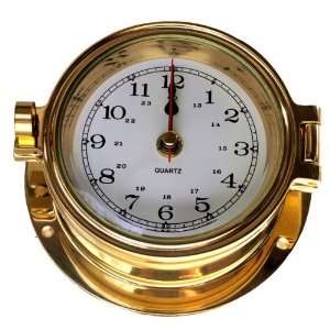 5.5 Brass Latch 12 24 Hour Clock