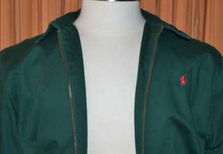   by Ralph Lauren GREEN FULL ZIP CASUAL COTTON JACKET BOYS YOUTH LARGE