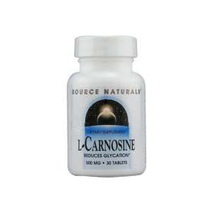  Source Naturals   L Carnosine, 500mg, 30 tablets Health 