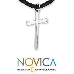 Sterling Silver Mens Holy Sacrifice Necklace (Indonesia 
