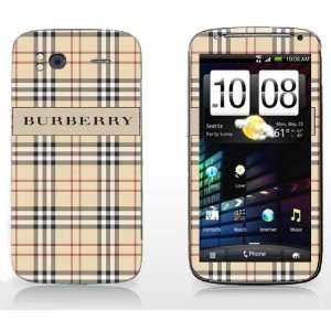   Burberry Vinyl Adhesive Decal Skin for HTC Sensation: Cell Phones