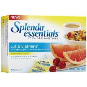 Splenda Sugar Substitute ct w/ Vitamin B 2.8 oz, 80 ct (Quantity of 4)