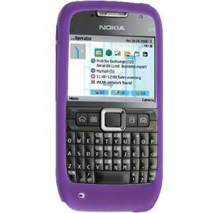  Skin Case for Nokia E71 (Purple) Cell Phones 