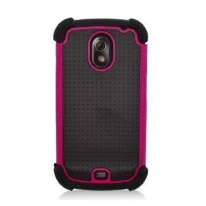   I515 I9250 Blk/Hot Pink Hybrid 3 in 1 case Cell Phones & Accessories