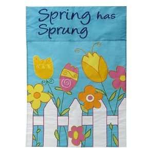  Spring Has Sprung Decorative Outdoor Flag, 39H x 28W 