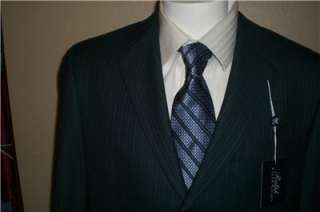 41L Ralph Lauren Suit   Blue with Multi Pinstripe   NWT  