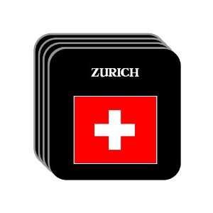Switzerland   ZURICH Set of 4 Mini Mousepad Coasters