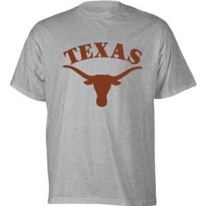  Texas Longhorns Grey Texas Bevo T Shirt: Sports & Outdoors