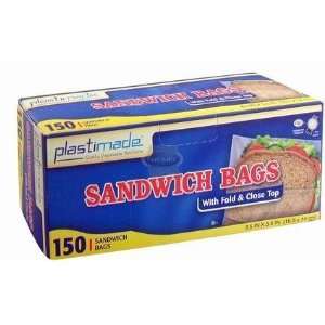  Plastimade Sandwich Bags 150 Ct