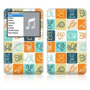  Apple iPod Classic Skin   Animal Squares: Everything Else