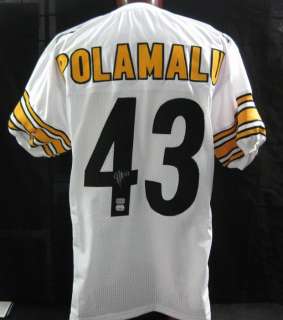 Troy Polamalu Signed Steelers Jersey Mounted Memories  