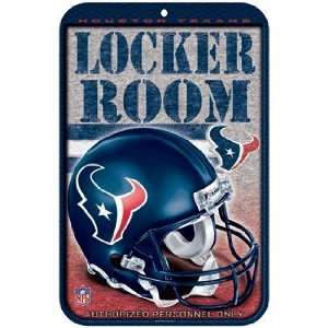  NFL Houston Texans Sign   Locker Room