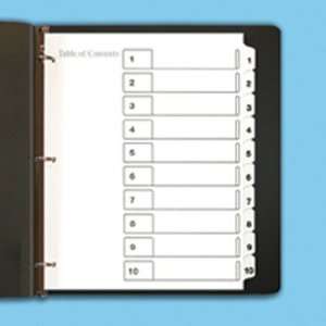  Legacy™ Printable Table of Contents Dividers Office 