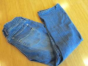 Gap Denim Blue Jeans Womens Size 6 Low Rise Cropped Stretch  