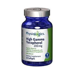  PhysioLogics High Gamma Tocopherol 200mg Health 