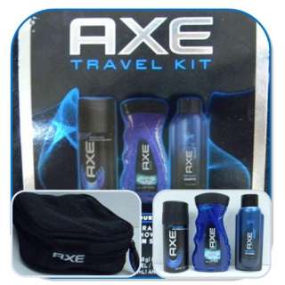 AXE PERSONAL CARE GIFT TRAVEL KIT BAG INCLUDES:DEODORANT BODY SPRAY 