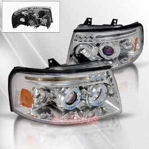   03 04 05 Projector Headlights ~ pair set (Chrome): Automotive