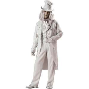   Costumes Ghostly Gent Elite Collection Adult Costume / Gray   Size X