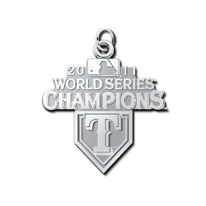 MLB Texas Rangers 2011 World Series Championship Sterling Silver Charm 