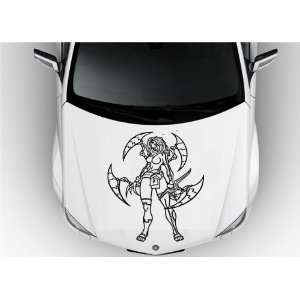   Auto Car Vinyl Decal Stickers Girl  Assassin S6686: Home & Kitchen