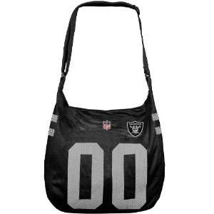  Oakland Raiders Black Veteran Jersey Tote Bag: Sports 