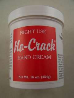 No Crack Hand Cream Hand Lotion Night Use 16 oz Dumont Company 