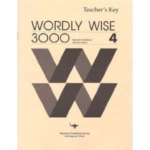  Wordly Wise 3000 Book 4   Answer Key [Paperback] Kenneth 