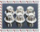   TITANIUM 12 POINT SPROCKET NUTS SET OF 6 WITH SELF LOCK MONSTER