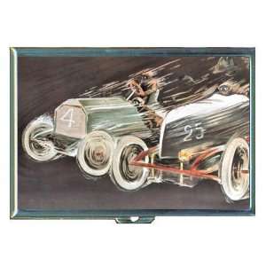 Race Cars 1920s Retro Speed ID Holder, Cigarette Case or Wallet MADE 