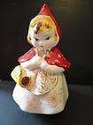   SIGNED 967 BEAUTIFUL OLD ORIGINAL LITTLE RED RIDING HOOD COOKIE JAR