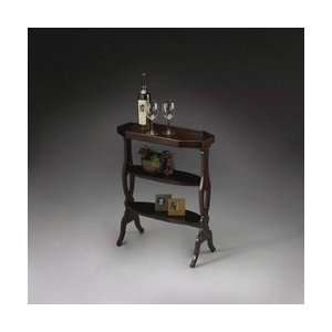  Butler Accent Table with Shelves Furniture & Decor
