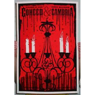 Coheed & Cambria Dallas Concert Poster SLATER 