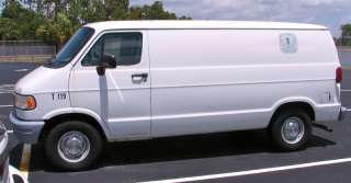 Description: This is a 1996 Dodge Ram 2500 Cargo Van with Storage 