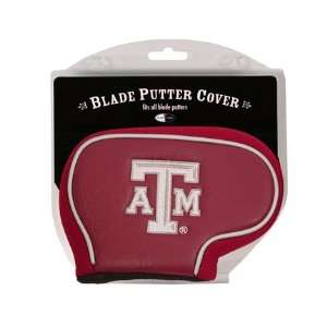  Texas A & M Aggies Golf Blade Putter Cover (Set of 2 