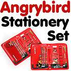 Angry bird 7in1 stationery set pencil,pen​,pencil case,eraser,po 