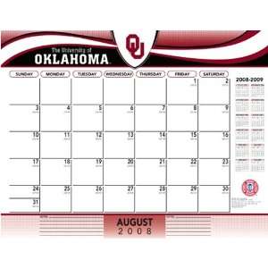   Oklahoma Sooners NCAA 22 x 17 Academic Desk Calendar: Sports