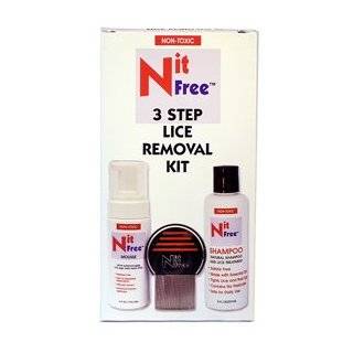 Lice and Nit 3 step removal kit with Lice Shampoo, Terminator Lice 