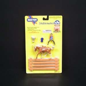   Western Rider and Palomino Quarter Horse Stablemates Set Toys & Games