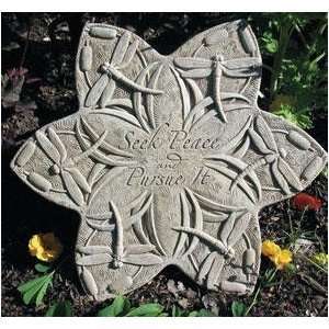   DRAGONFLY STEPPING STONE 16 Cast Cement Tile: Patio, Lawn & Garden